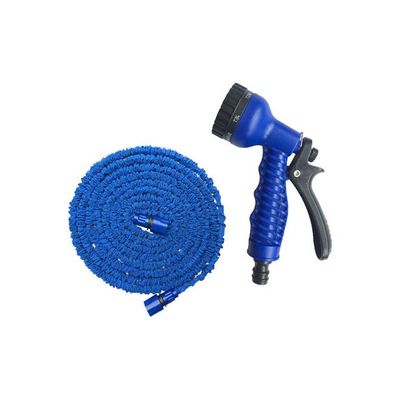 Expandable Hose High Pressure Telescopic Watering Pipe Blue 21.50x7.50x8.50cm