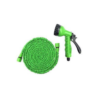 Expandable Hose High Pressure Telescopic Watering Pipe Green 27.00x9.50x24.00cm