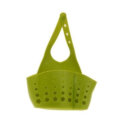 Adjustable Kitchen Sink Storage Bag Green