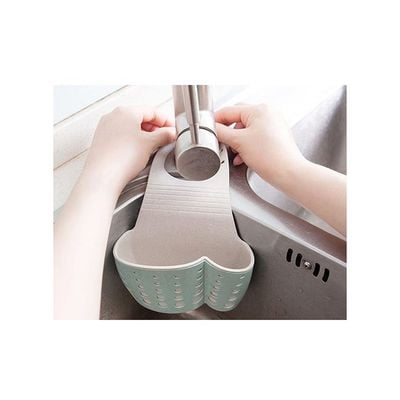 Kitchen Sink Drain Basket And Holder Green