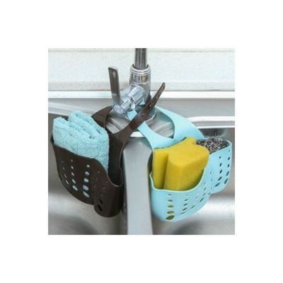 Kitchen Sink Storage Organizer Blue 16.8x21.5centimeter