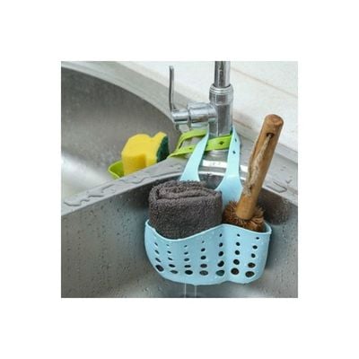 Kitchen Sink Storage Organizer Blue 16.8x21.5centimeter