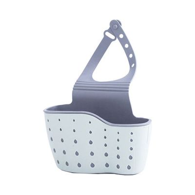 Kitchen Sink Drain Basket Blue/Grey 15x21x5cm