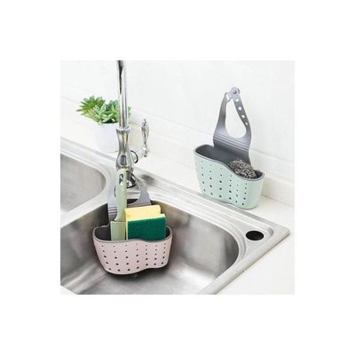 Durable Sink Goods Organiser Pink/Grey 12x21x21centimeter