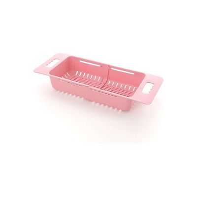 Kitchen Sink Drain Rack Pink 38 x 18.5 x 8cm