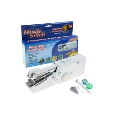 Portable Handy Stitch Handheld Sewing Machine White 8.8 x 5.8 x 2.2inch 319.03271292.17 White