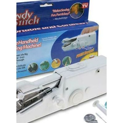 Portable Handy Stitch Handheld Sewing Machine White 8.8 x 5.8 x 2.2inch 319.03271292.17 White