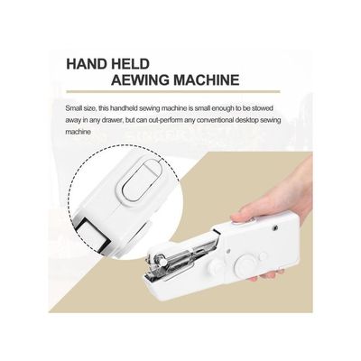 Mini Portable Handheld Sewing Machine ZM1371900 White