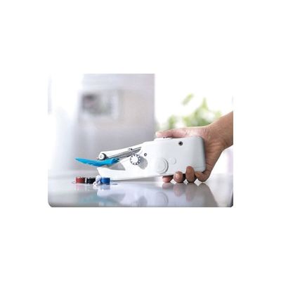 Handheld Stitch Sewing Machine White/Silver 21x6.5x3.5centimeter D810 White/Silver