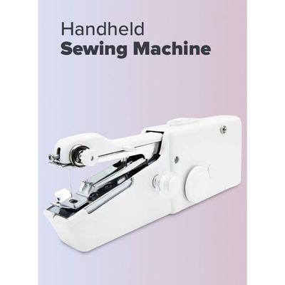 Cordless Handheld Sewing Machine White