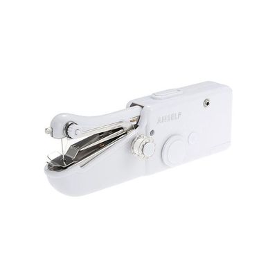 Mini Portable Handheld Sewing Machine White/Silver 255.24356521.17 White/Silver