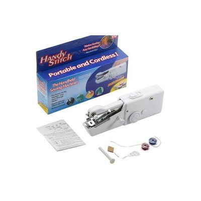 Mini Handheld Sewing Machine 9.84x5.91x1.97inch HQD-257 White