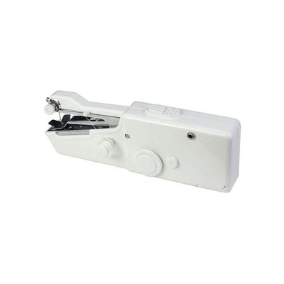 Powered Handheld Sewing Machine White/Silver 20centimeter 2724536493690 White/Silver