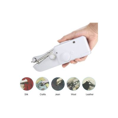 Handheld Portable Mini Electric Sewing Machine White