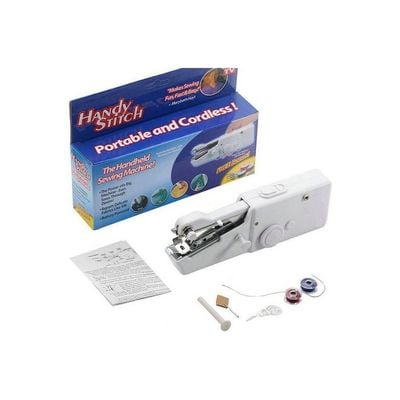 Mini Handheld Sewing Machine White