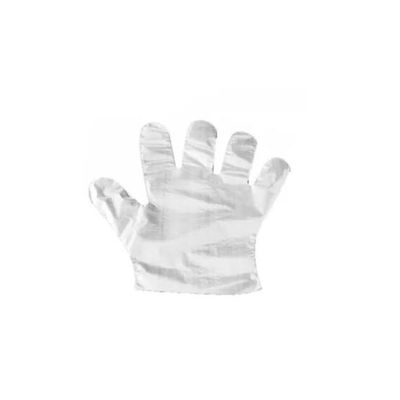 100-Piece Disposable Plastic Gloves Clear