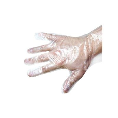 100-Piece Disposable Glove Set Clear