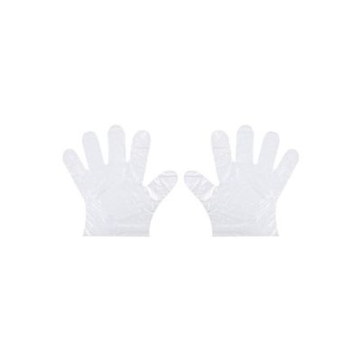 100-Piece Disposable Latex Hand Gloves Clear 24x1x17centimeter