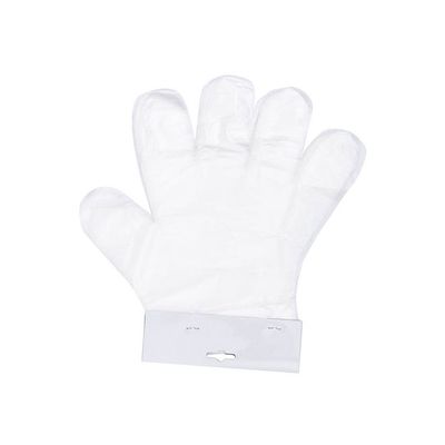 100-Piece Disposable Gloves Transparent Free Size