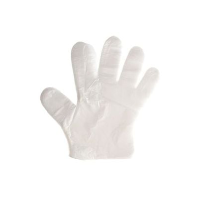 100-Piece Disposable Glove Set Clear One Size