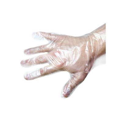 100-Piece Disposable Glove Set Clear One Size