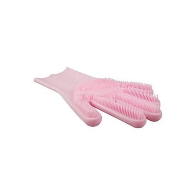 Waterproof Silicone Gloves Pink