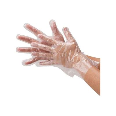 100-Piece Disposable Gloves Set Clear L