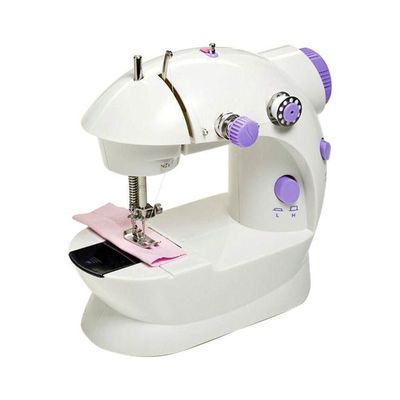 Portable Mini Sewing Machine White/Purple DLC-31121 White/Purple