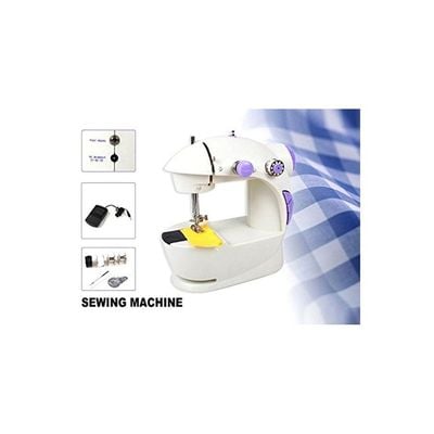 Portable Mini Sewing Machine White/Purple DLC-31121 White/Purple