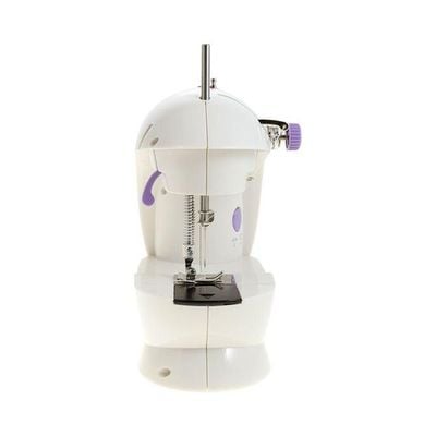 Double Thread 2-Speed Mini Sewing Machine White