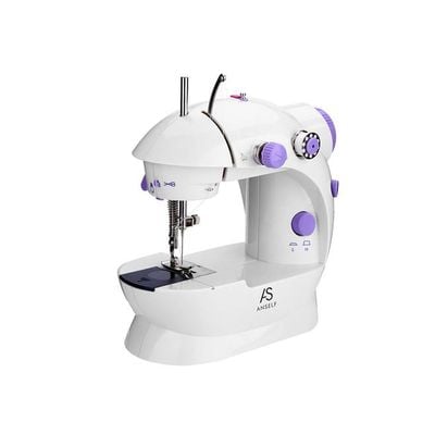 Double Speed Sewing Machine With Light Foot Pedal 0.935kg H16669 White