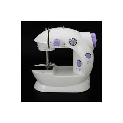 LED Sewing Machine White/Purple/Black 19x9x19centimeter 42102 White/Purple/Black