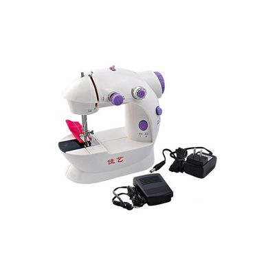 Portable Electric Sewing Machine 2724450714154 White/Purple