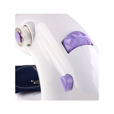 Mini Electric Sewing Machine White/Purple