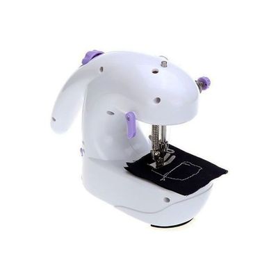 Mini Electric Sewing Machine 150 White/Purple