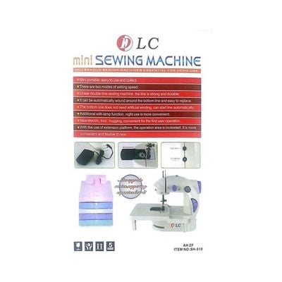 Multipurpose Electronic Sewing Machine DLC-31121 White/Purple