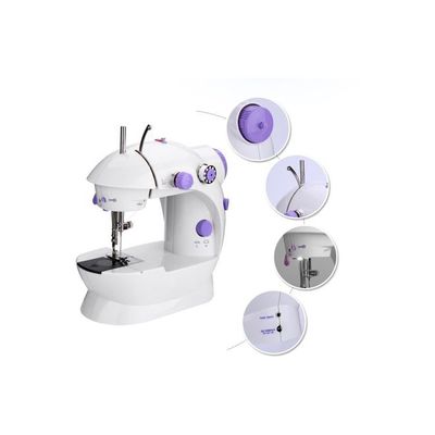 Mini Portable Handheld Sewing Machine White/Purple E11580UK White/Purple