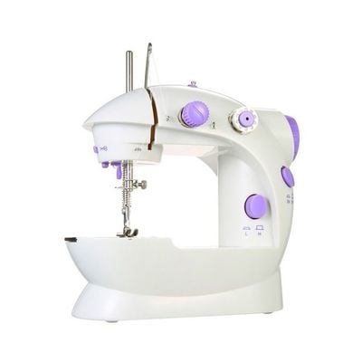 Mini Portable Handheld Sewing Machine White/Purple E11580UK White/Purple