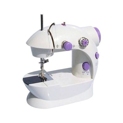 Electric Mini Sewing Machine 2724313078010 White/Purple Electric Mini Sewing Machine 2724313078010 White/Purple