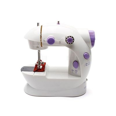 Multifunctional Mini Sewing Machine With Two Speed Control White