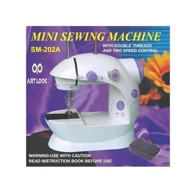 Mini Sewing Machine BA2710 White/Purple