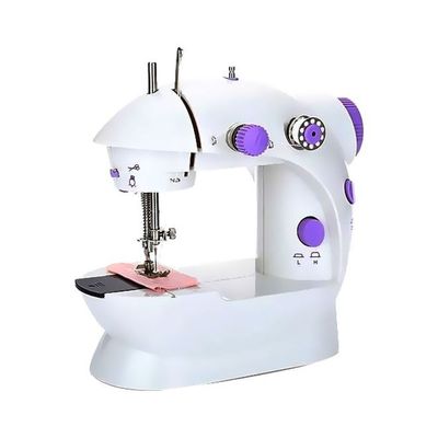 Plastic Sewing Machine White/Purple 8767564564 White/Purple