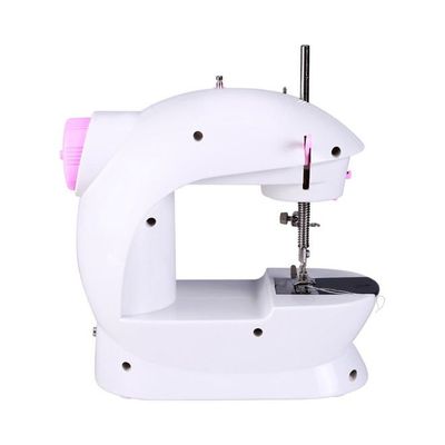 Mini Portable Electric Sewing Machine White/Purple