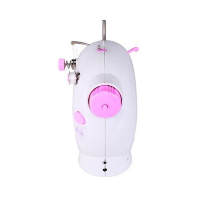 Mini Portable Electric Sewing Machine White/Purple