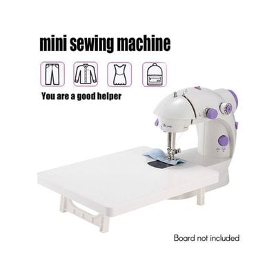 Portable Mini Sewing Machine White/Purple