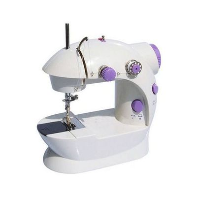 Portable Electric Sewing Machine 255.07088412.17 White/Purple