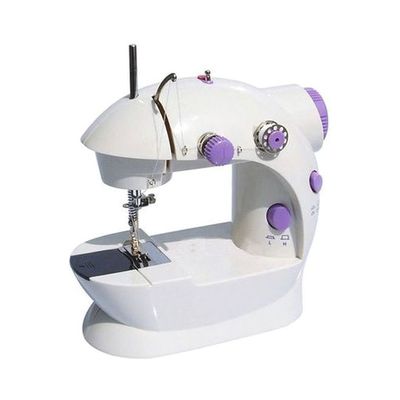 Portable Electric Sewing Machine 255.22659566.17 White/Purple