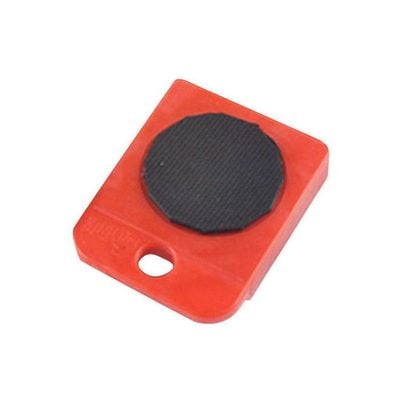 Pack Of 4 Furniture Transport Rollers Red/Black 10.05x7.5x2cm