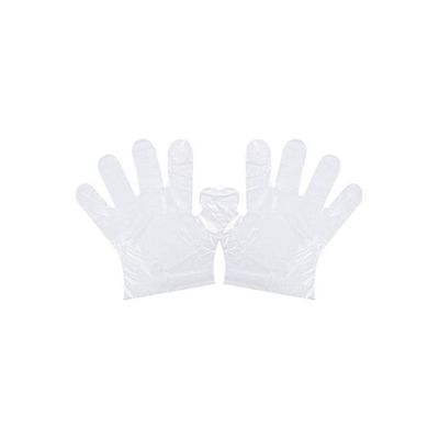 500-Piece Disposable Latex Hand Gloves Clear 25.4x2.5x13.4centimeter