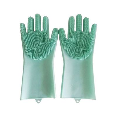 Magic Dishwashing Gloves Green 33 x 12centimeter
